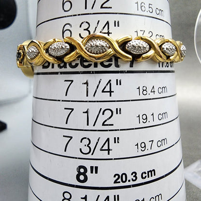 Elgin Watch Women 17mm Champagne Dial Gold Tone Oval EG117 New Battery10