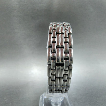 Bulova Watch Women 22mm MOP Dial Stainless Steel Tonneau 96R39 New Battery7