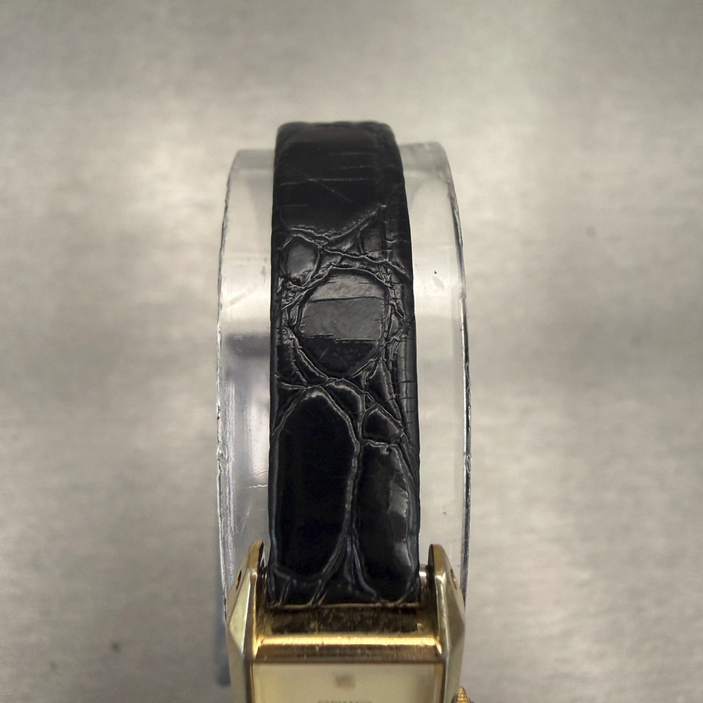 Seiko Watch Women 13mm Champagne Dial Gold Tone Rectangle 1320-5939 New Battery4
