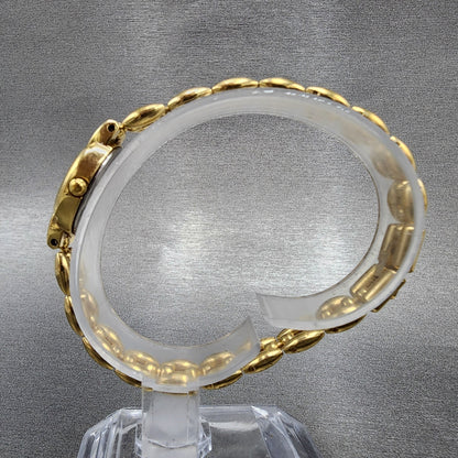 Bulova Watch Women 17mm Champagne Dial Gold Tone Oval 92H51 New Battery6