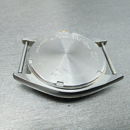 Seiko SQ Watch Men 33mm Gray Dial Two Tone Round Daydate 5y236020 PARTS8