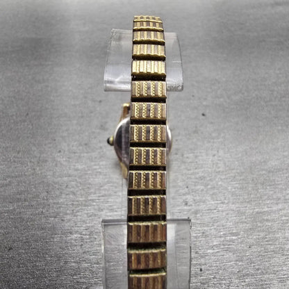 Seiko Watch Women 20mm White Dial Gold Tone Round 1400-0029 Vintage New Battery7