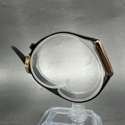 Seiko Tank Watch Women 20mm Champagne Dial Gold Tone 2Y01-5B09 New Battery VTG8