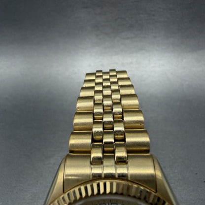 Wittnauer President Watch Men 35mm Gold Dial Gold Tone Daydate KW9650 New Batt4