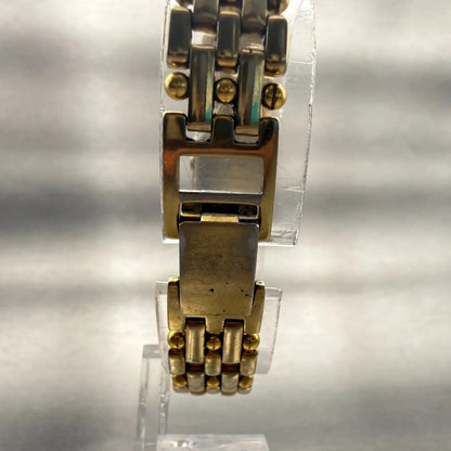 Citizen CQ Watch Women 15mm Champagne Dial Gold Rectangle 2250-S04701 New Batt7