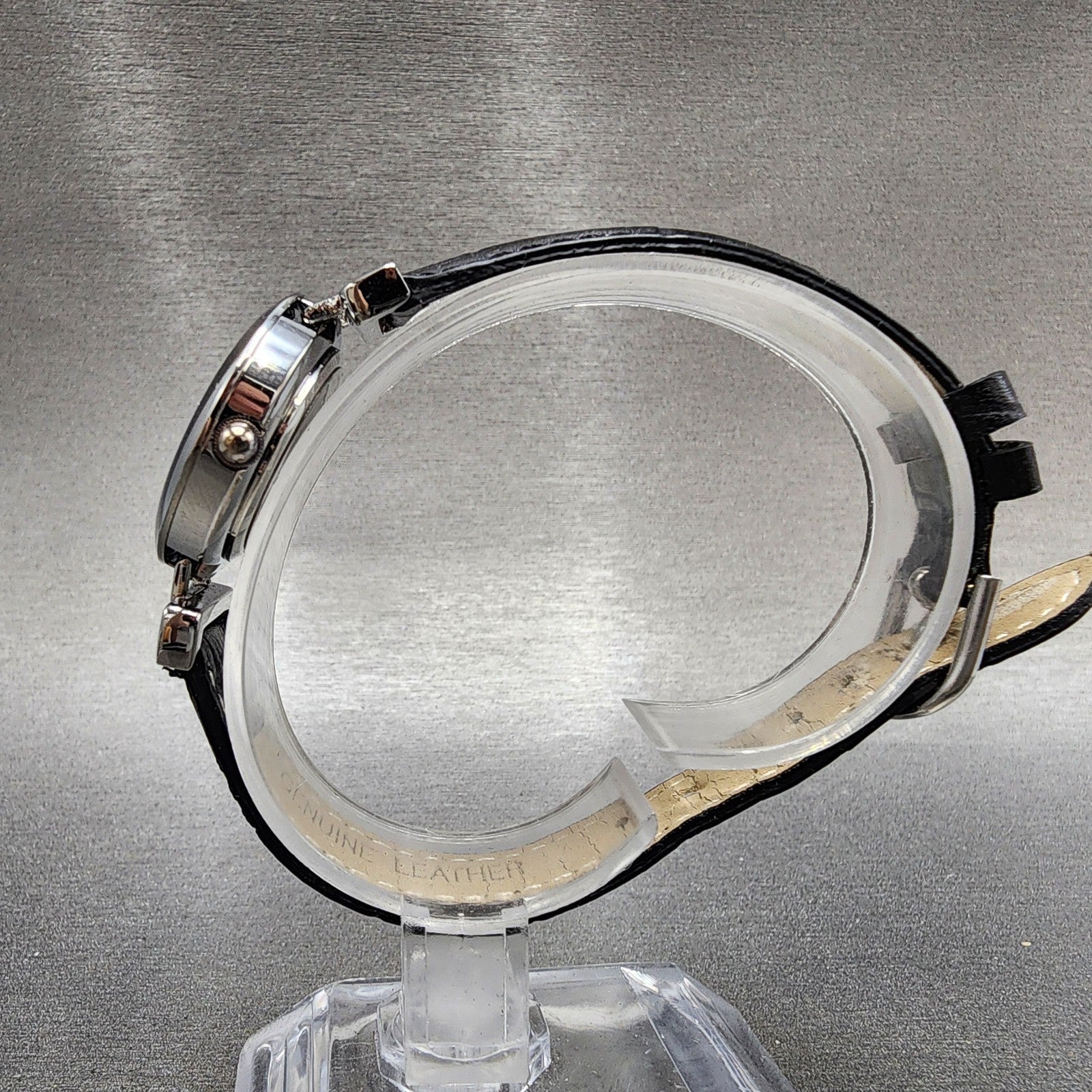 Georges Memmi Watch Women MOP Dial Silver Tone Round Swap Bezel New Battery8