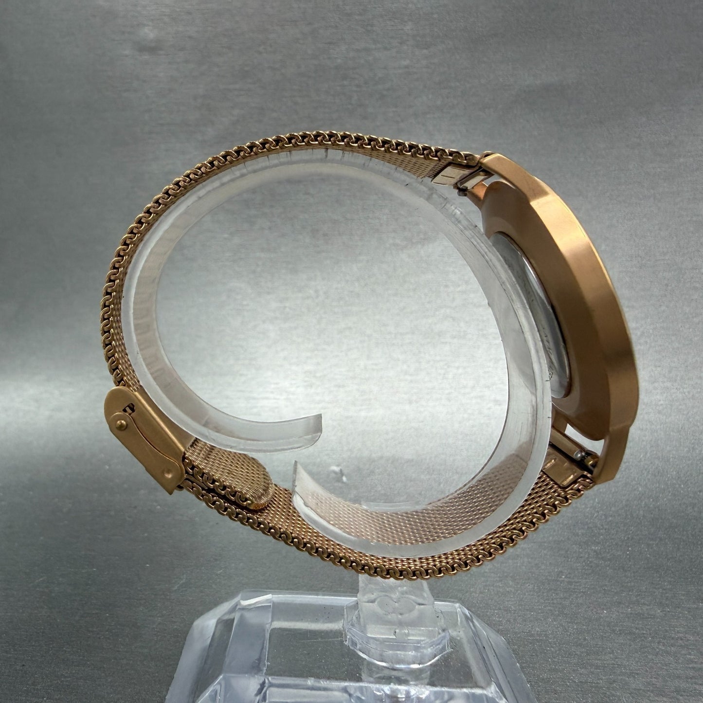 MVMT Boulevard Watch Women 38mm MOP Dial Rose Gold Tone Mesh Band New Battery A8