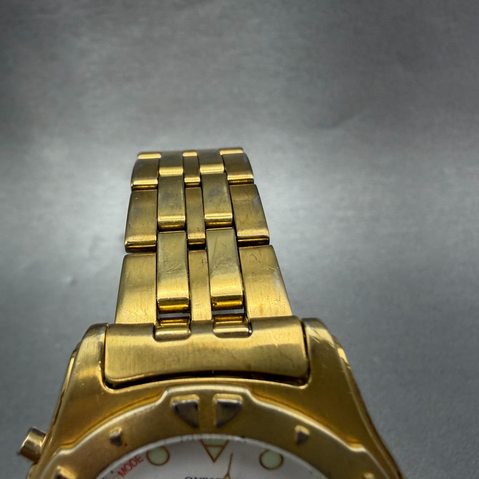 Citizen Analog Digital Watch Men 39mm White Dial Gold Tone C201-S78600 PARTS5