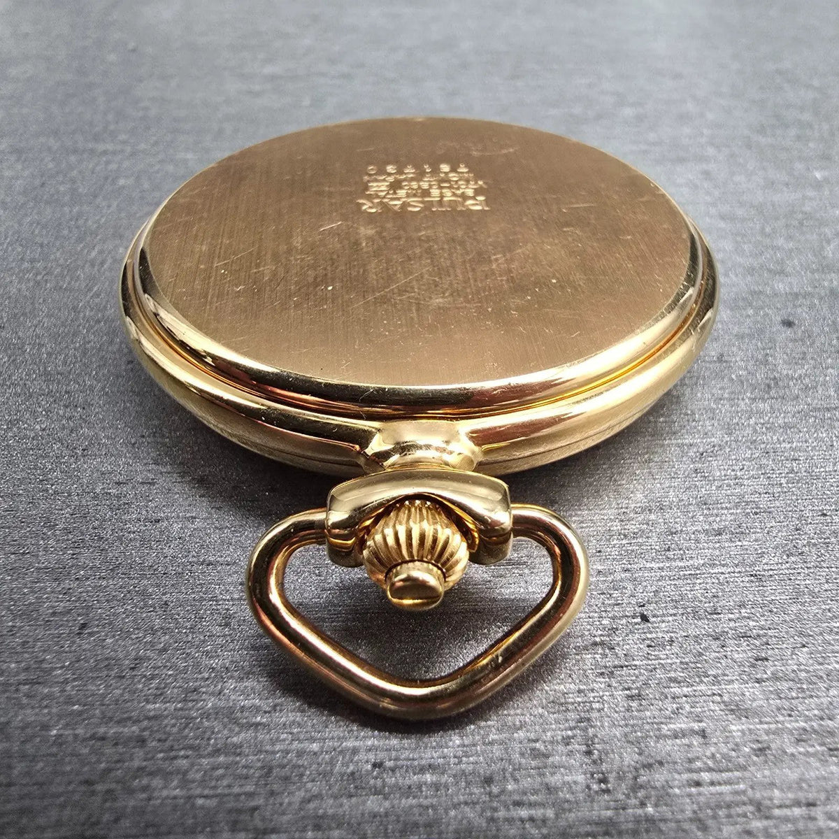 Pulsar Pocket Watch Men 46mm White Dial Gold Tone V701-0B60 New Battery14