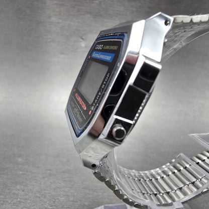 Casio A168 Illuminator Watch Men 36mm Digital Steel Alarm Chronograph New Batt J2