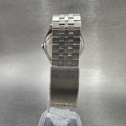 Seiko Type 2 Watch Men 35mm Silver Dial Steel Daydate Round 75468070 PARTS8