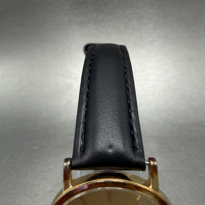 Seiko Watch Men 32mm Champagne Dial Gold Tone Round VTG 2C21-0120 New Battery4