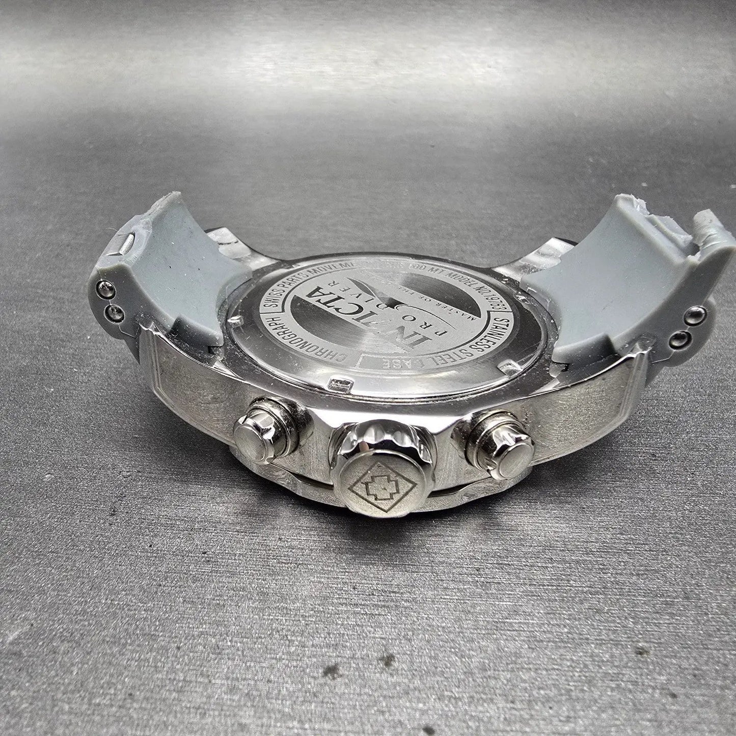 Invicta Pro Diver Chronograph Watch Men 49mm Blue Dial Steel Date 19763 New Batt8