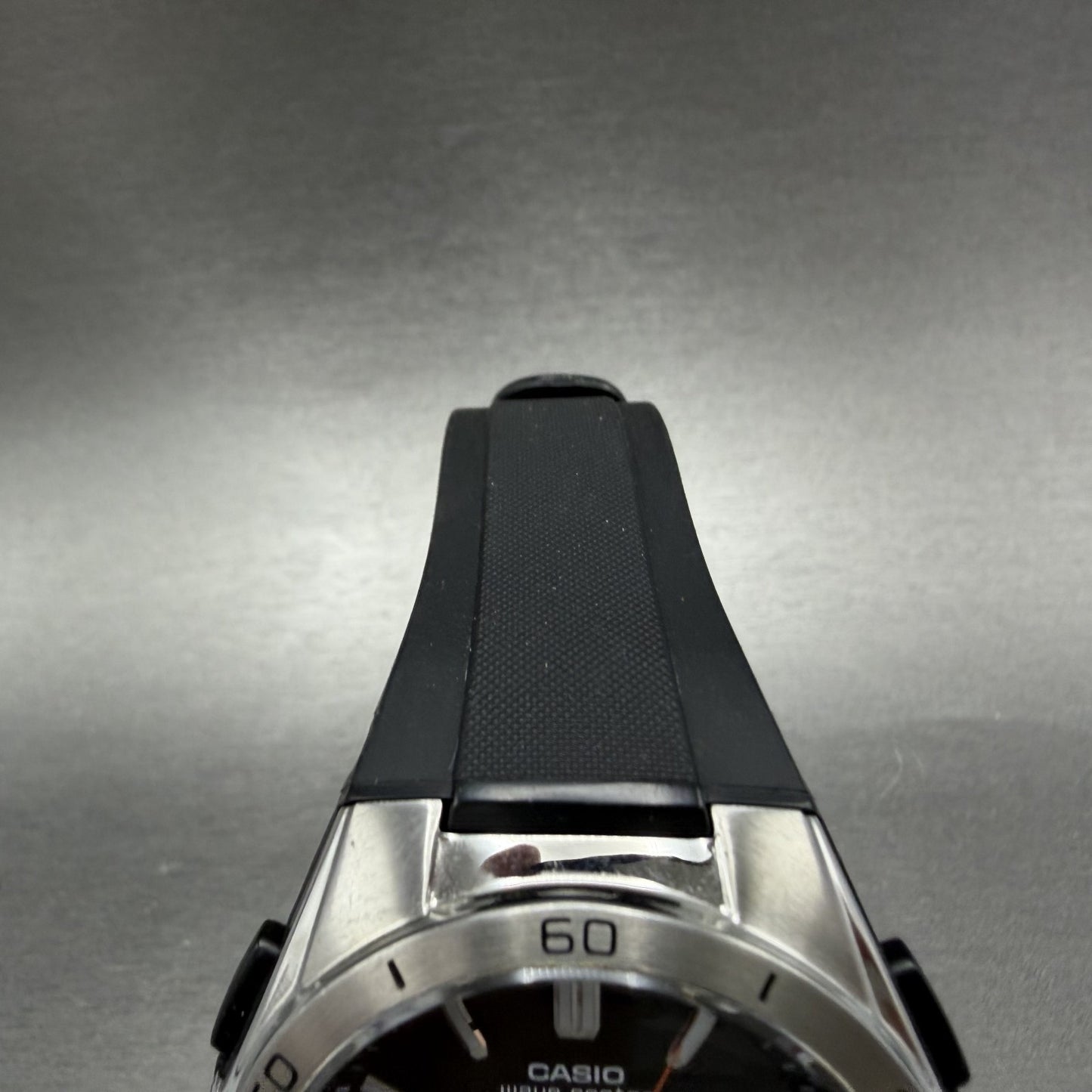 Casio Waveceptor WVQ-M410 Watch Men 43mm Black Dial Silver Tone Date Solar Runs4