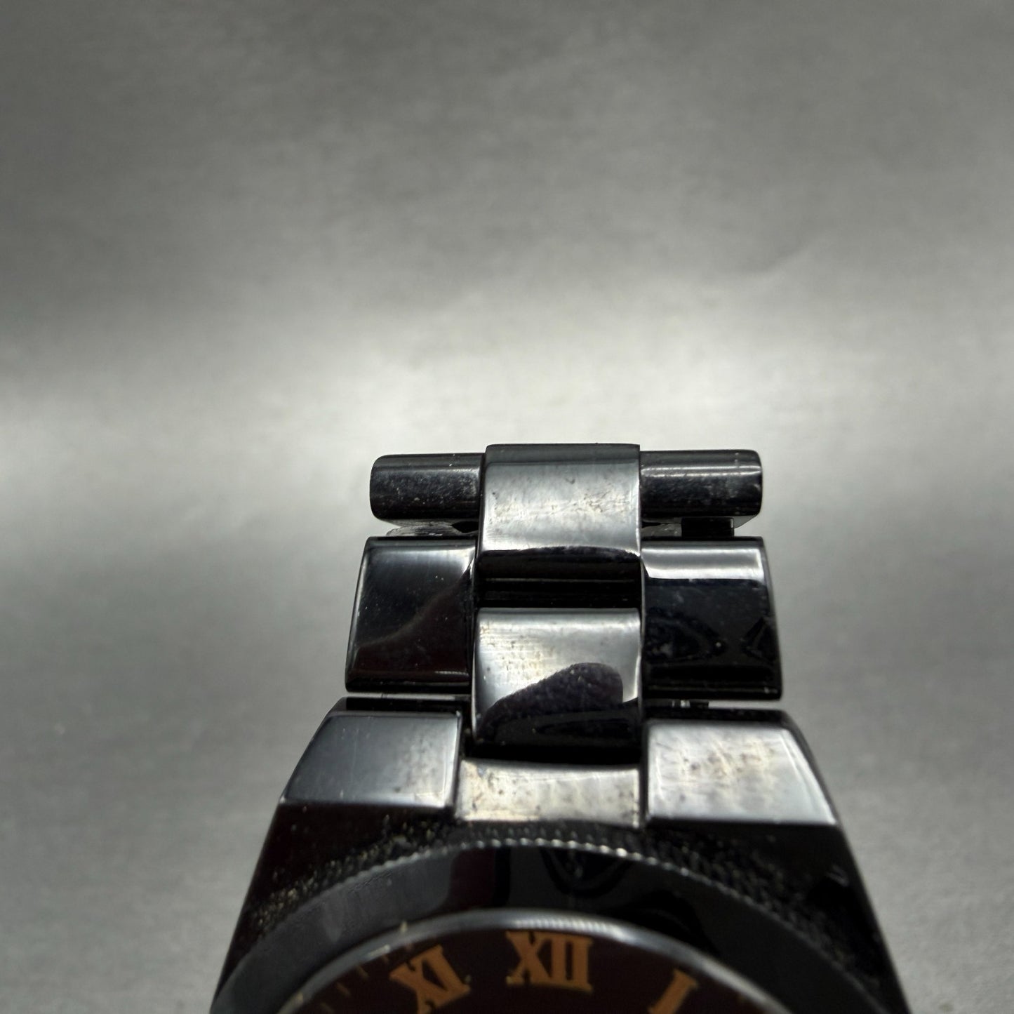 Michael Kors Watch Women 33mm Black Dial Black Tone Round MK-6100 New Battery4