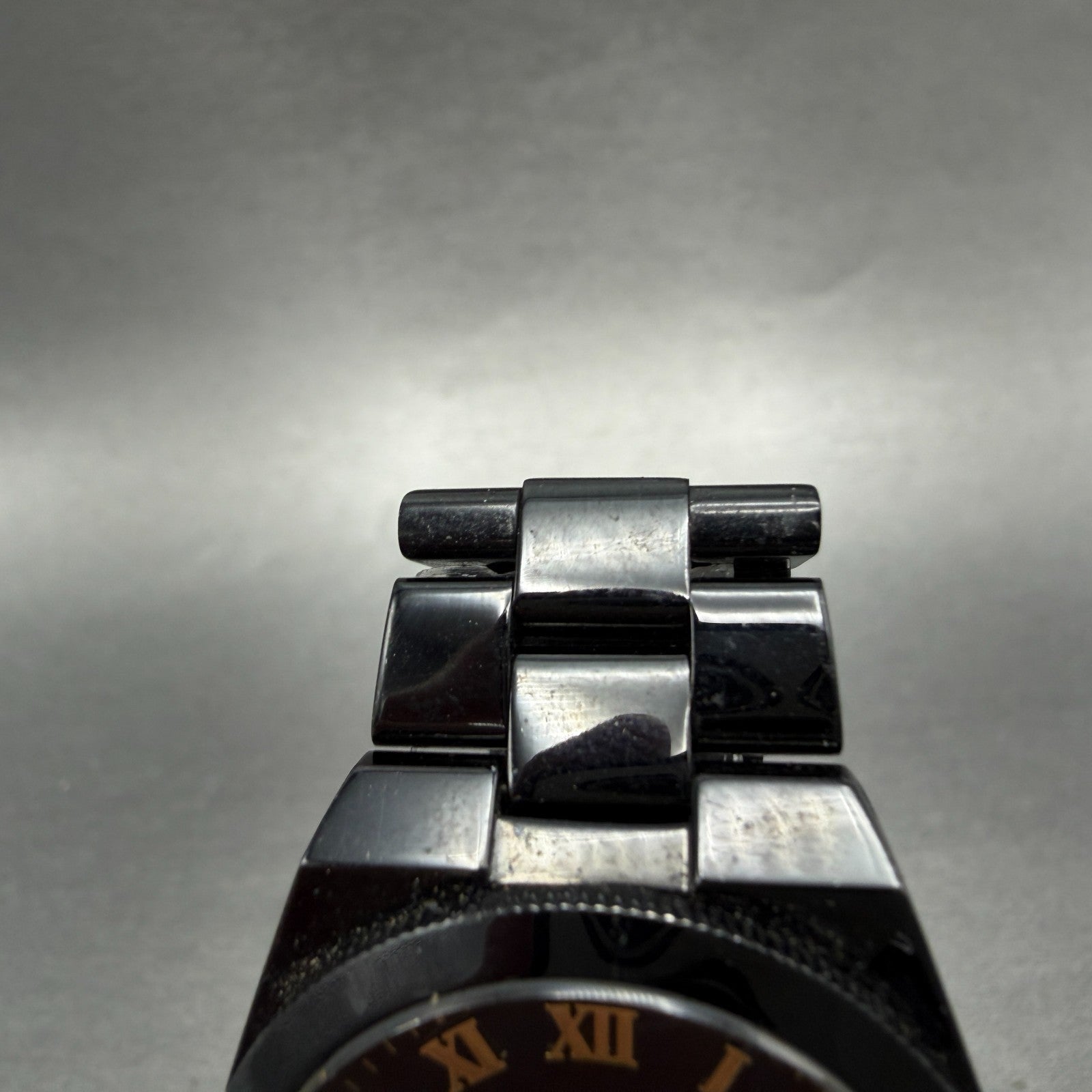 Michael Kors Watch Women 33mm Black Dial Black Tone Round MK-6100 New Battery4