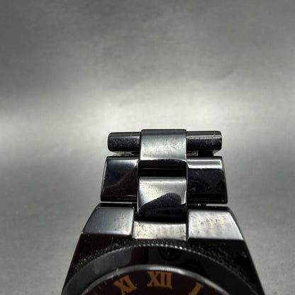 Michael Kors Watch Women 33mm Black Dial Black Tone Round MK-6100 New Battery4