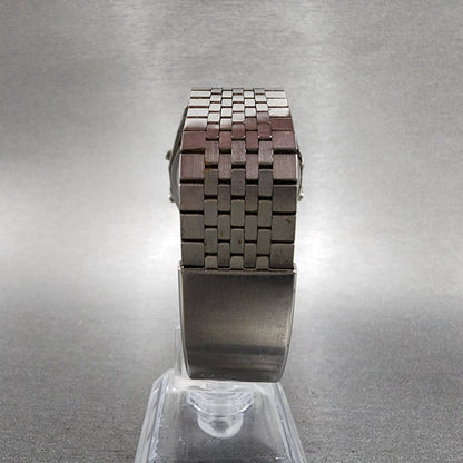 Casio W35 Watch Men 36mm Silver Tone LCD Alarm Chrono New  Battery7