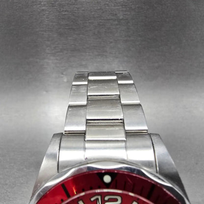 Invicta Pro Diver Watch Men 43mm Red Dial Silver Date Round 15440 New Battery4
