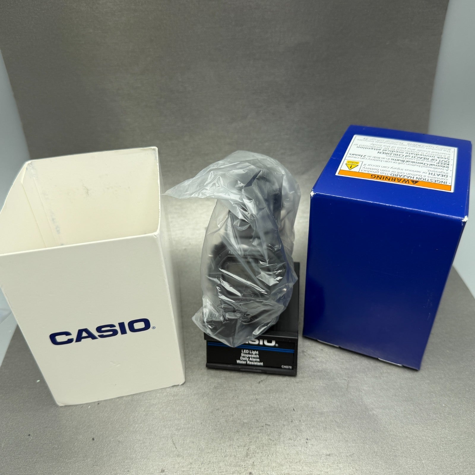 Casio Illuminator F-108WH Watch Men 43mm Black Alarm Chrono Digital New BatteryL11