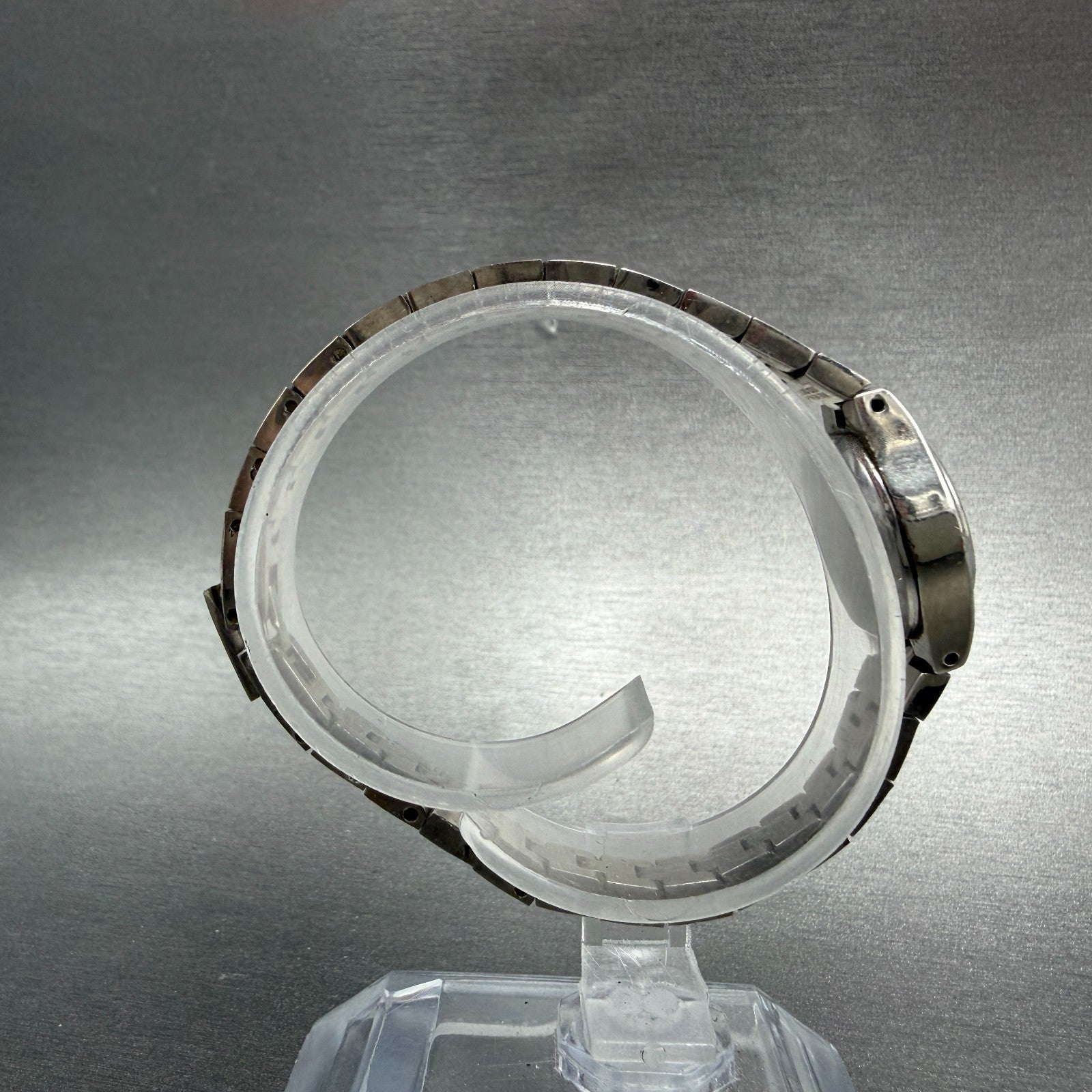 Seiko Pulsar Watch Women 17mm Silver Dial Two Tone Round V811-2280 New Battery8