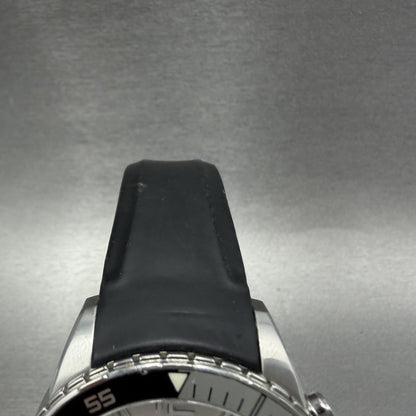 Hugo Boss  Deep Blue Chronograph Watch Men 44mm White Dial Steel Date New Batt4