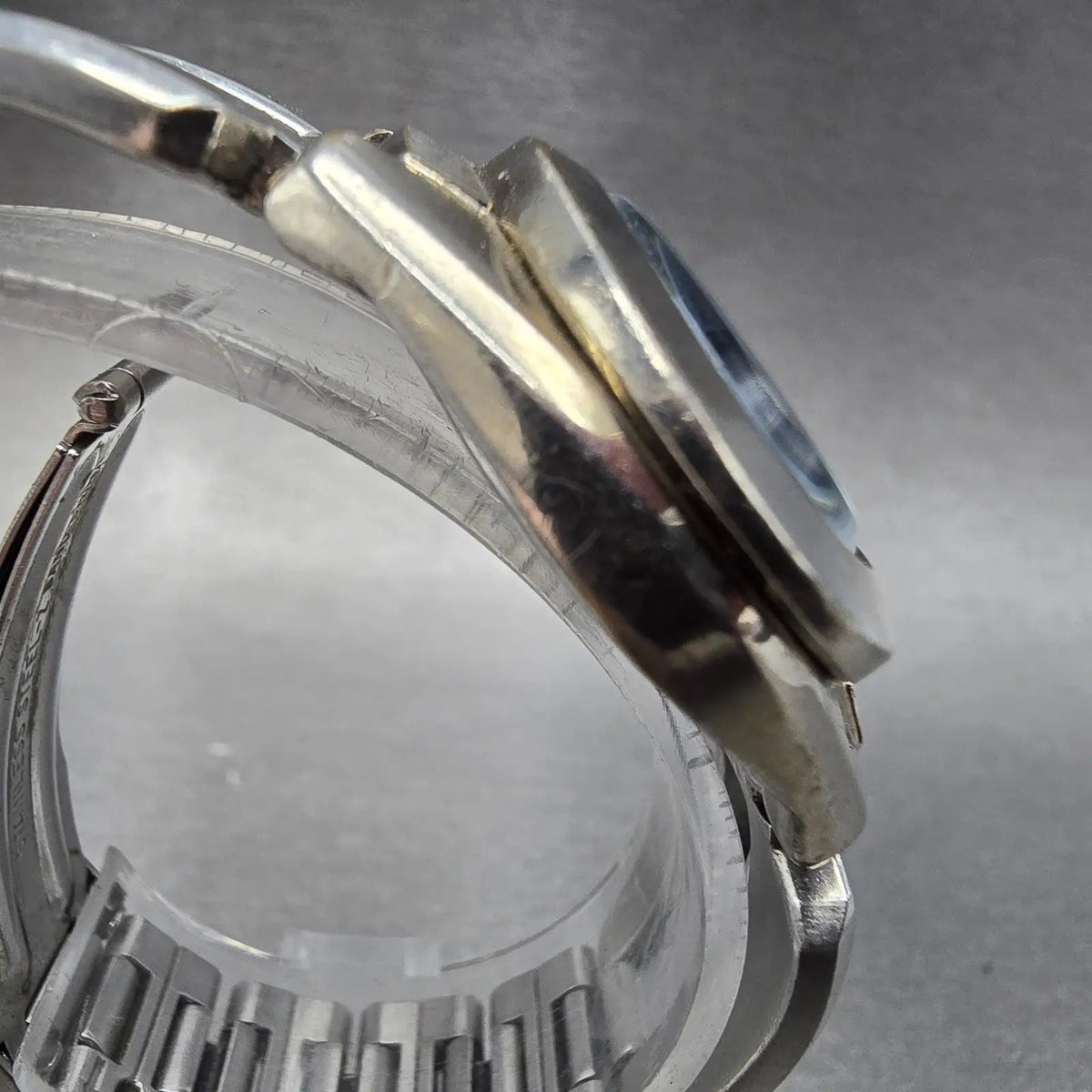 Pulsar Spoon Watch Women 32mm Blue Dial Silver Oval Date V782-5B00 New Battery3