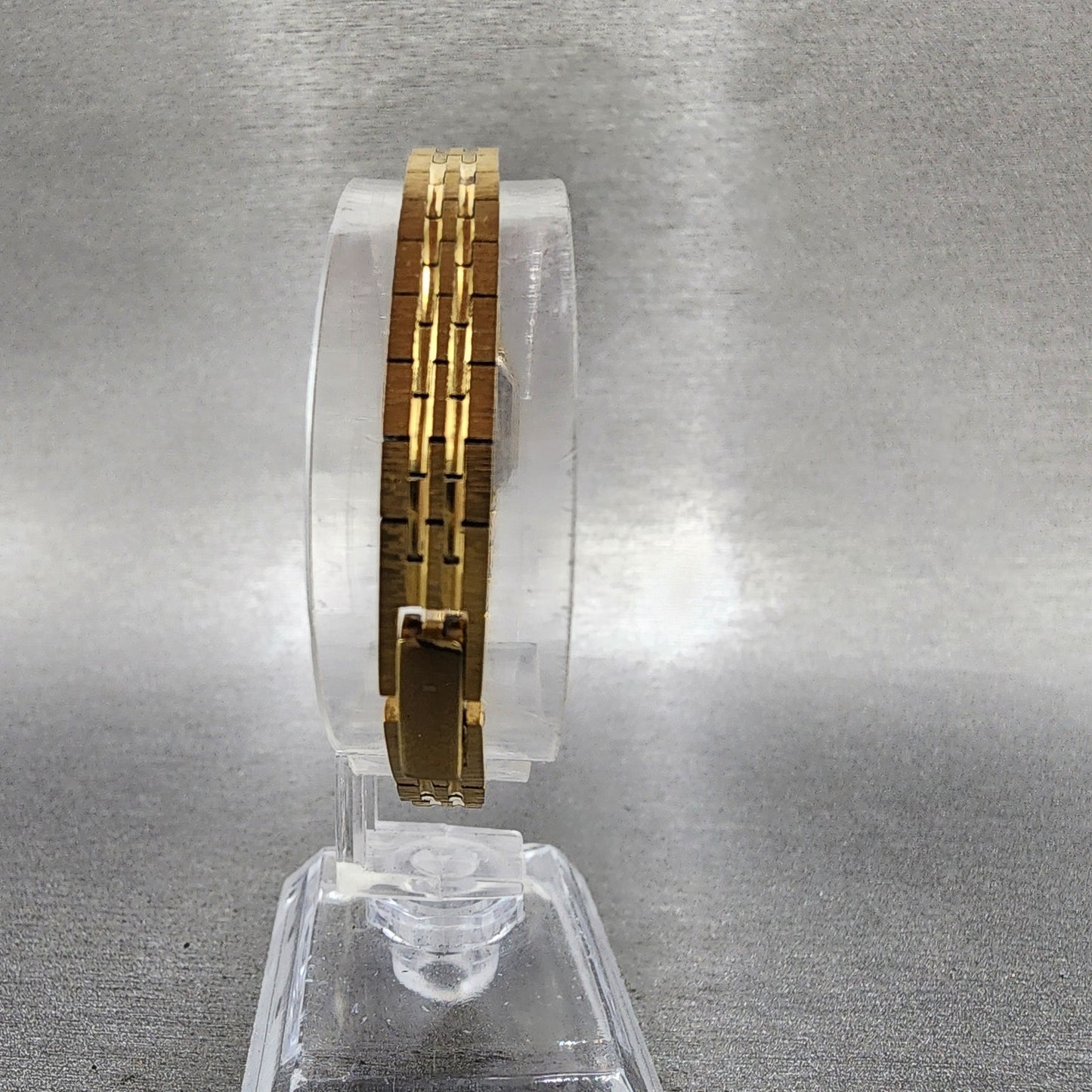Citizen CQ Tank Watch Women 13mm Champagne Dial Gold Tone Octagon New Battery7