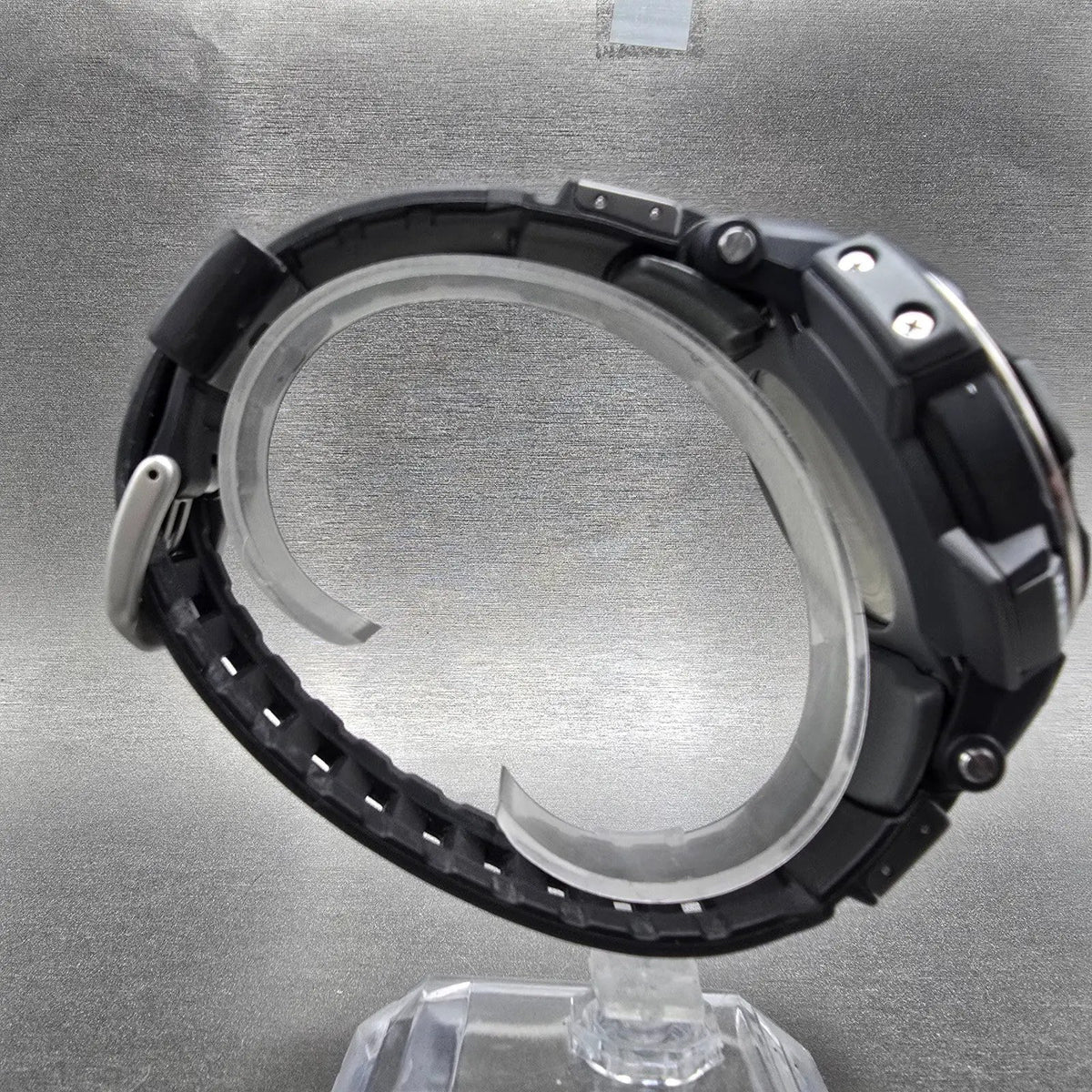 Casio Protek PRW-2500 Watch Men 51mm Digital Black triple Senor Alarm Works JP238