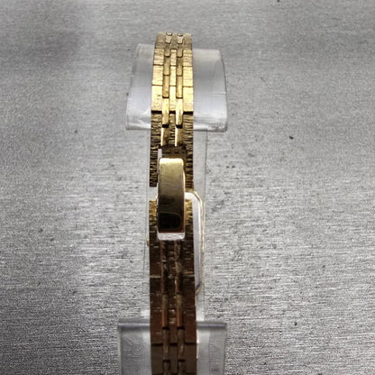 Citizen CQ Watch Women 13mm Champagne Dial Gold Tone 5421-S18523 New Battery VTG8