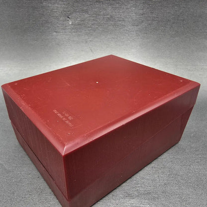 Seiko Presentation Watch Box Case Red Plastic Quartz Vintage Japan5