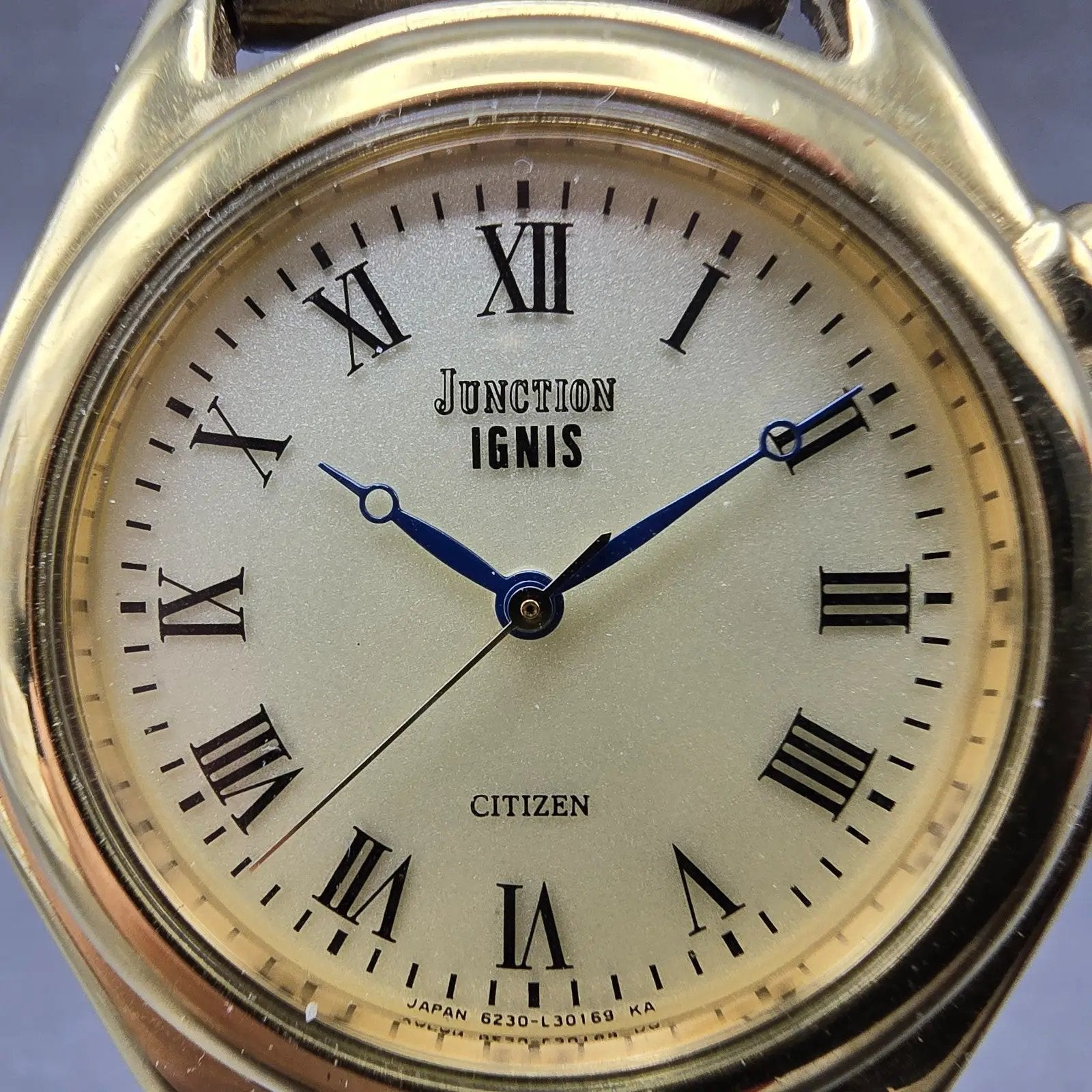 Citizen Junction Watch Men 35mm Champagne Dial Gold Tone READ!!!!!!! New Battery1