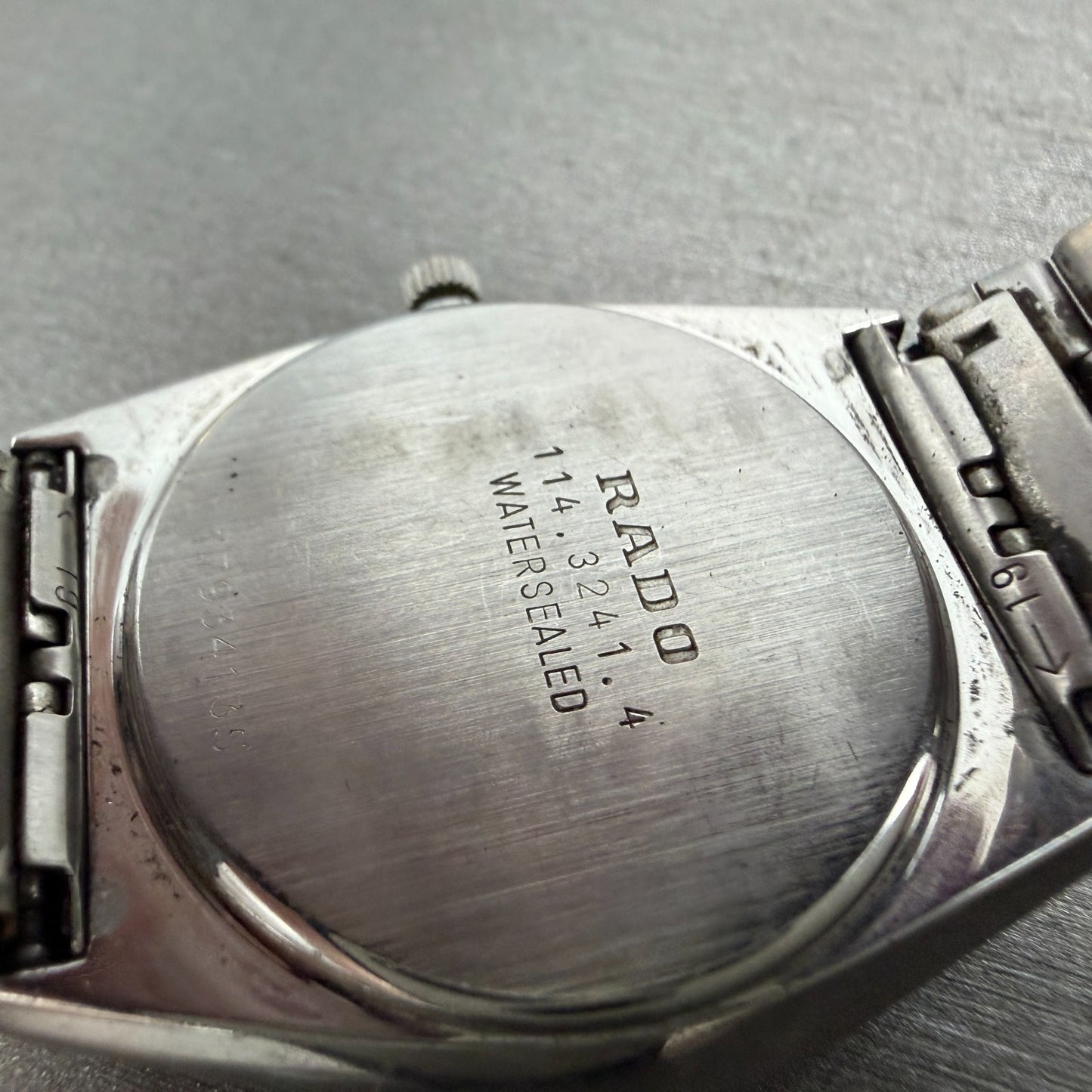 Rado Watch Men 33mm Champagne Dial Two Tone Daydate Round 114.3241.2 New Battery9