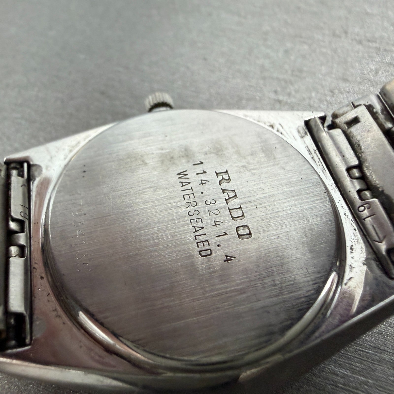 Rado Watch Men 33mm Champagne Dial Two Tone Daydate Round 114.3241.2 New Battery9