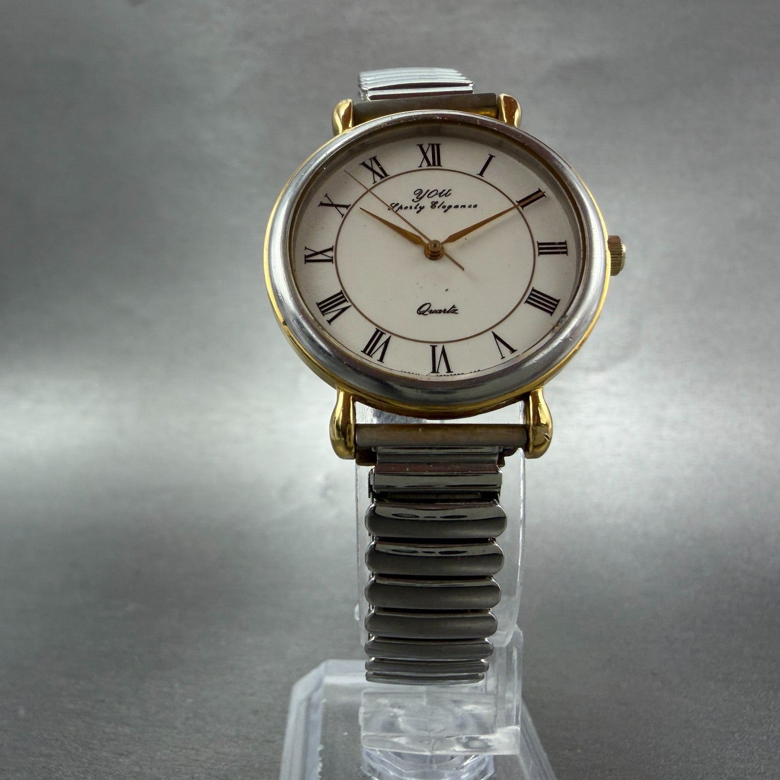 Orient You Watch Women 30mm White Dial Two Tone Round C75252-00 New Battery5