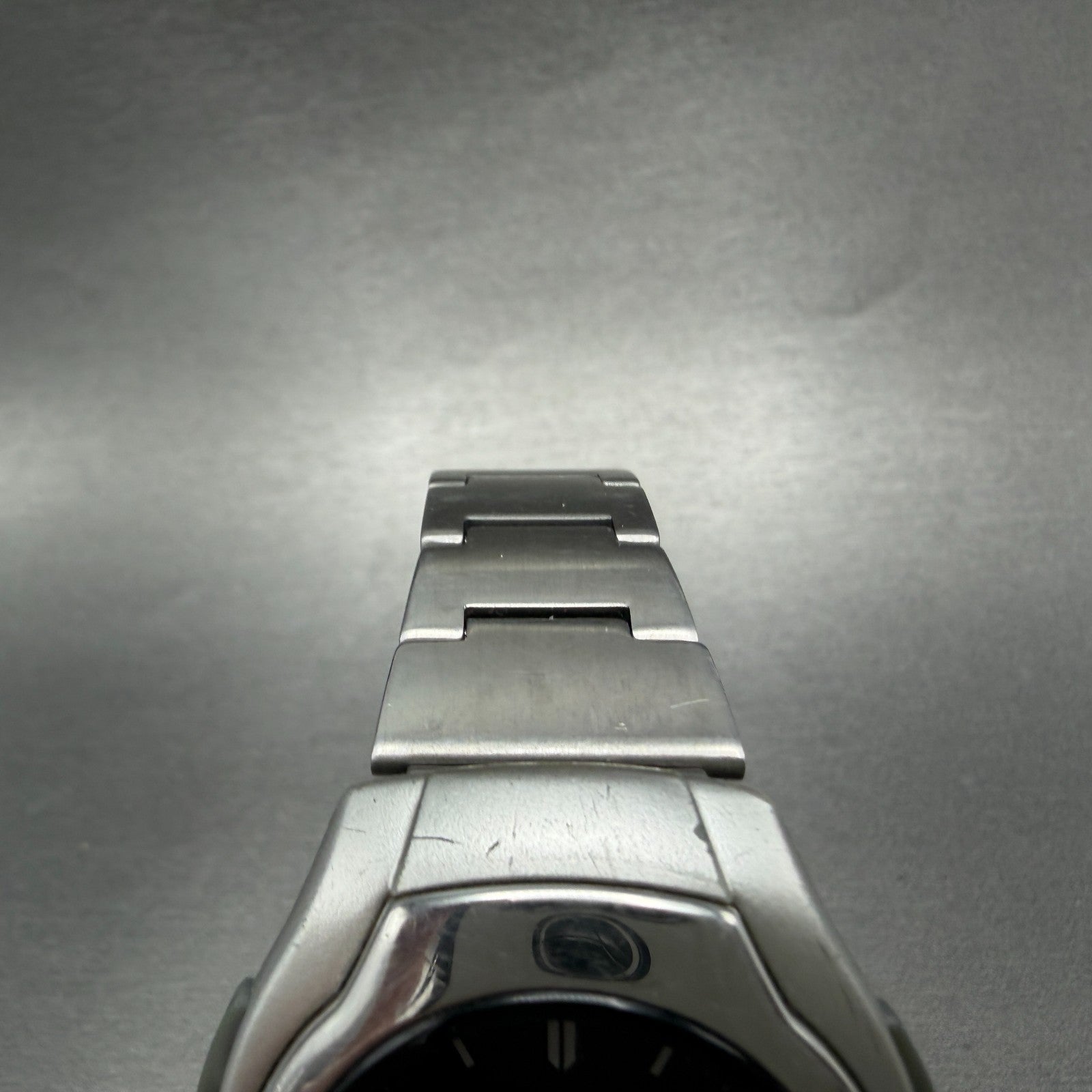 Casio AW-E10 Watch Men 37mm Black Dial Silver Tone Analog Digital new battery AB6