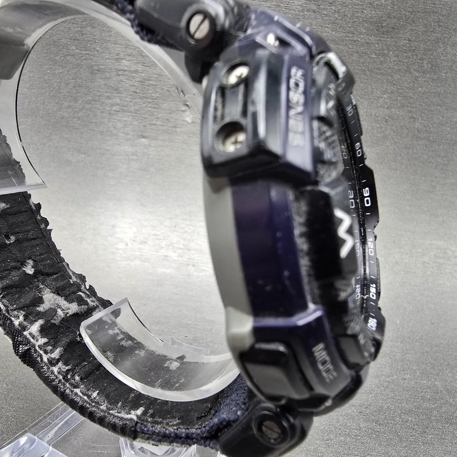 Casio Protek PAG-240 Watch Men 51mm Blue Black triple Senor Alarm Solar Works3