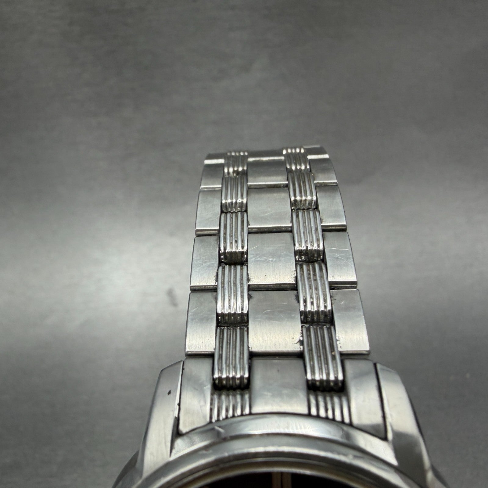 Tissot Automatic III Watch Men 39mm Black Dial Steel Daydate Round Runs W/Box5