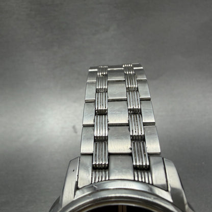 Tissot Automatic III Watch Men 39mm Black Dial Steel Daydate Round Runs W/Box5