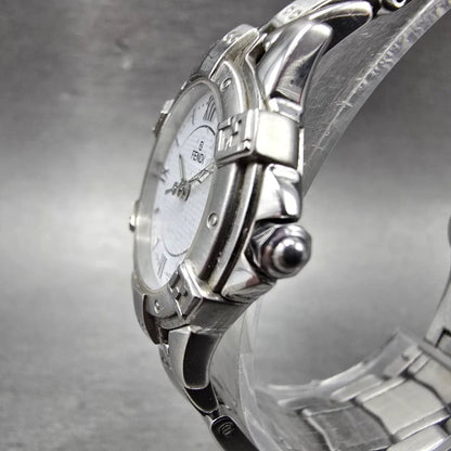 Fendi Watch Women 26mm White Dial Silver Tone Date Round 3500L New Battery2