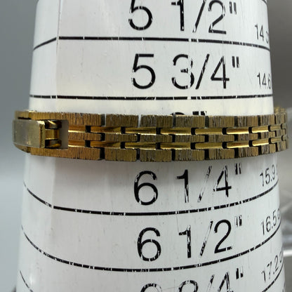Citizen CQ Tank Watch Women 13mm Champagne Dial Gold Tone Rectangle New BatteryN10