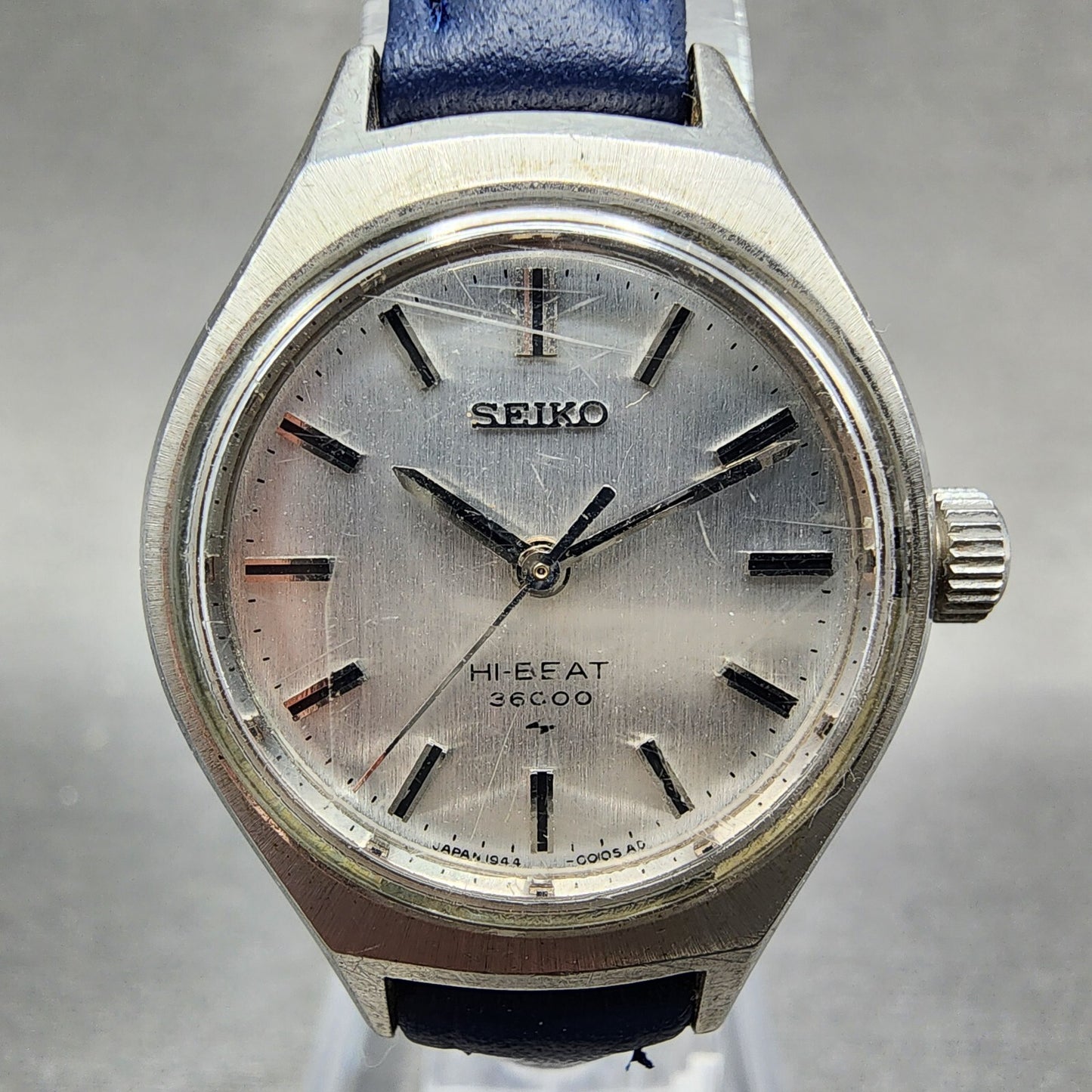 Seiko Watch Women 24mm Silver Dial Steel Round Manual Wind Runs 19440011 VTG1