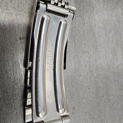 Seiko Bracelet 19mm Stainless Steel Tri Folding Clasp Vintage11