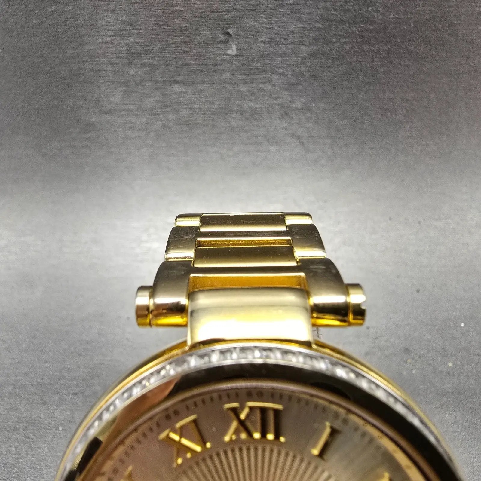 Michael Kors Skyler Watch Women 41mm Champagne Dial Gold Tone MK-5867 New Batt4