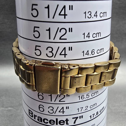 Skagen Watch Women 30mm MOP Dial Gold Tone Gemmed Round 347SGXG New Battery9