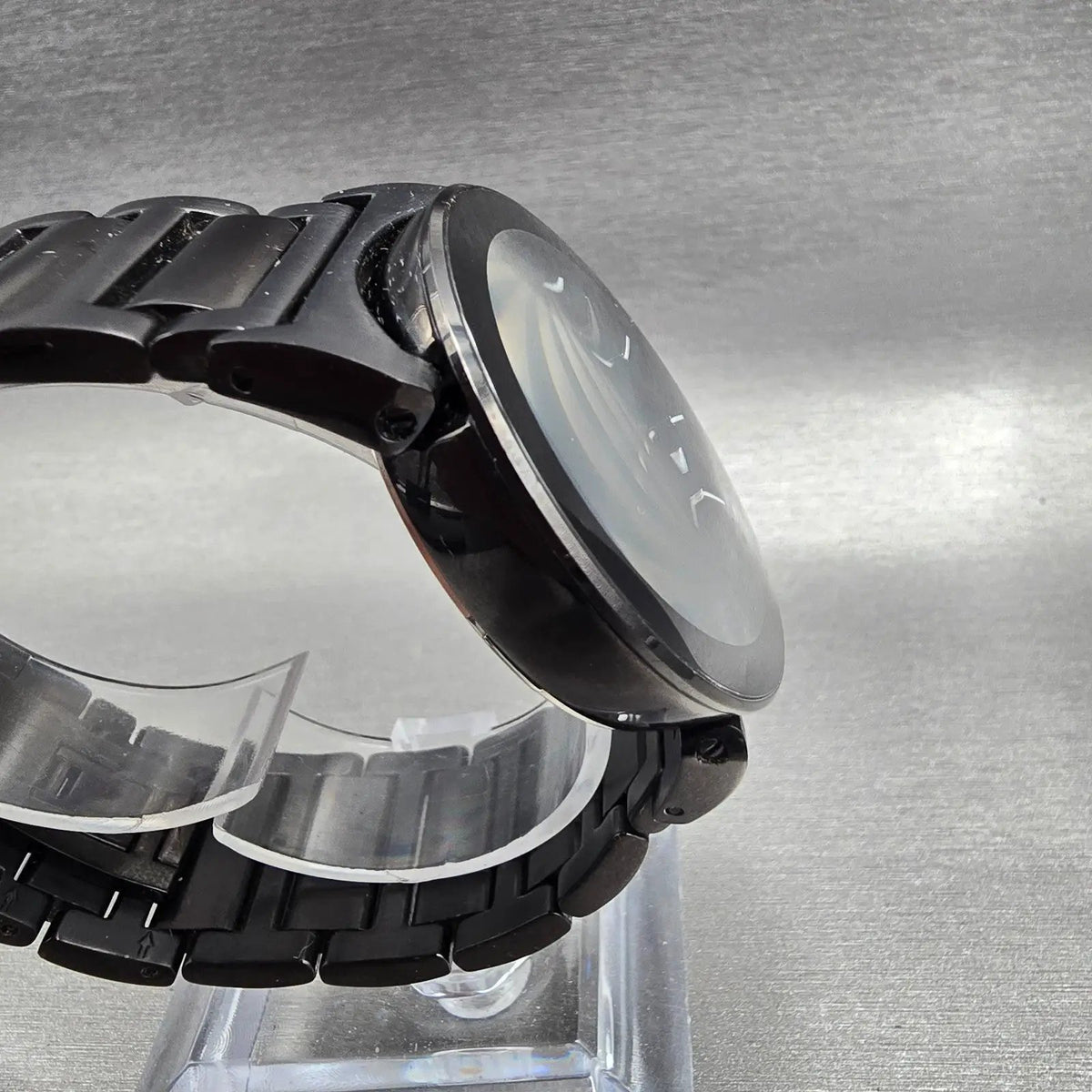 Bulova Watch Men 41mm Black Dial Black Tone Chronograph Date 98B215 New Battery3