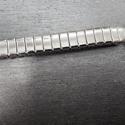 Navajo S.Y. Silver Watch Band Tips 11mm Turquoise Leaves Design Vintage10