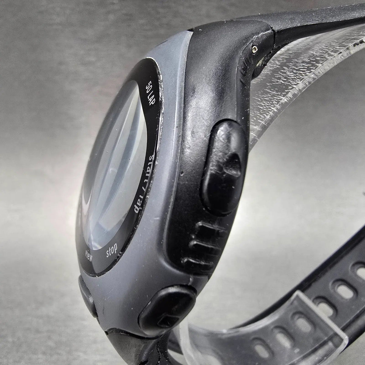 Nike Triax Speed 50 Bowerman Watch Men 45mm Black Gray Digital Alarm ChronoPARTS3