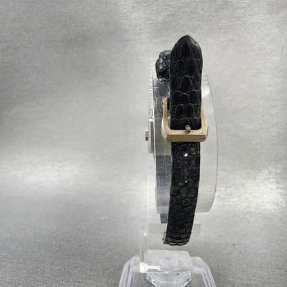 Seiko Solar Special Tank Watch Women 15mm Silver Tone Stainless Steel Runs7