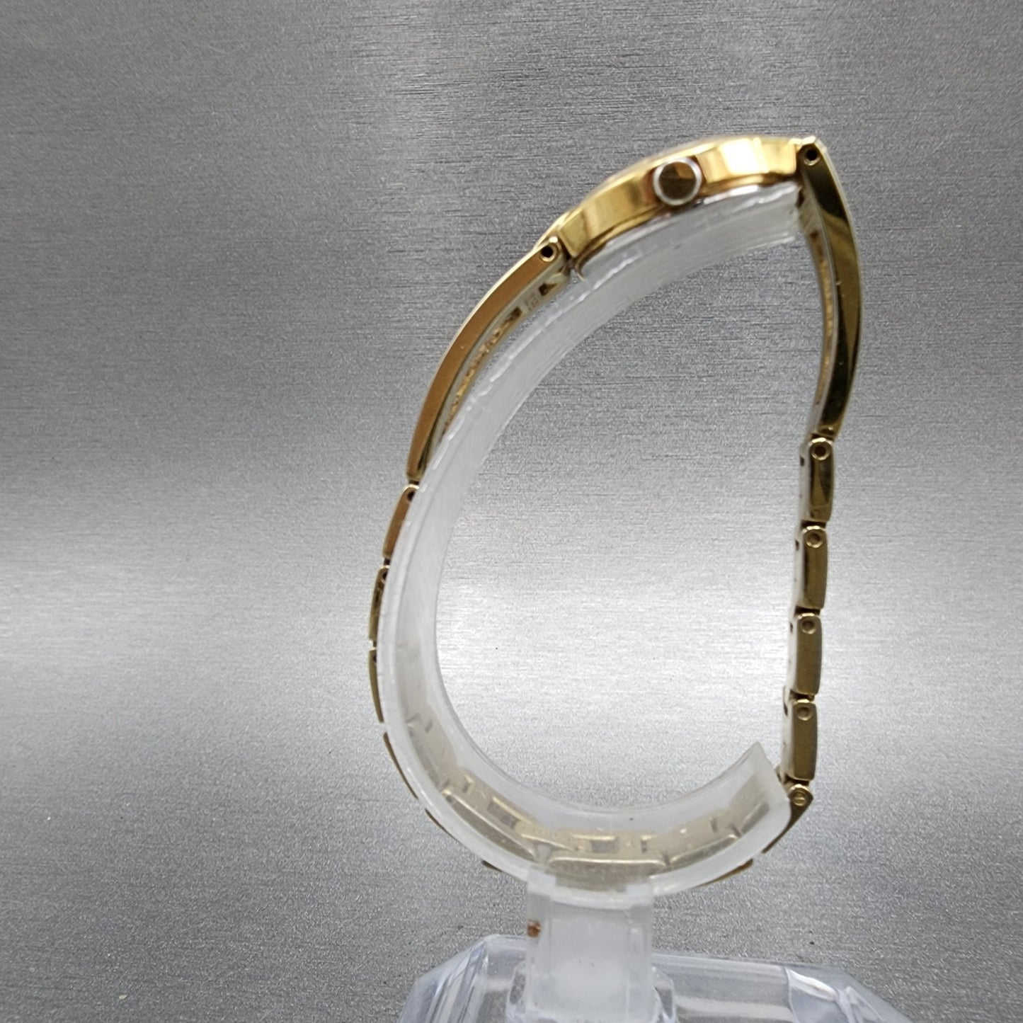 Seiko Watch Women 20mm MOP Dial Gold Tone Round 1n000gn0 New Battery6